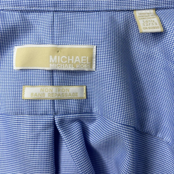 Michael Kors Non Iron Long Sleeve Dress Shirt Size 16.5 - Picture 7 of 7